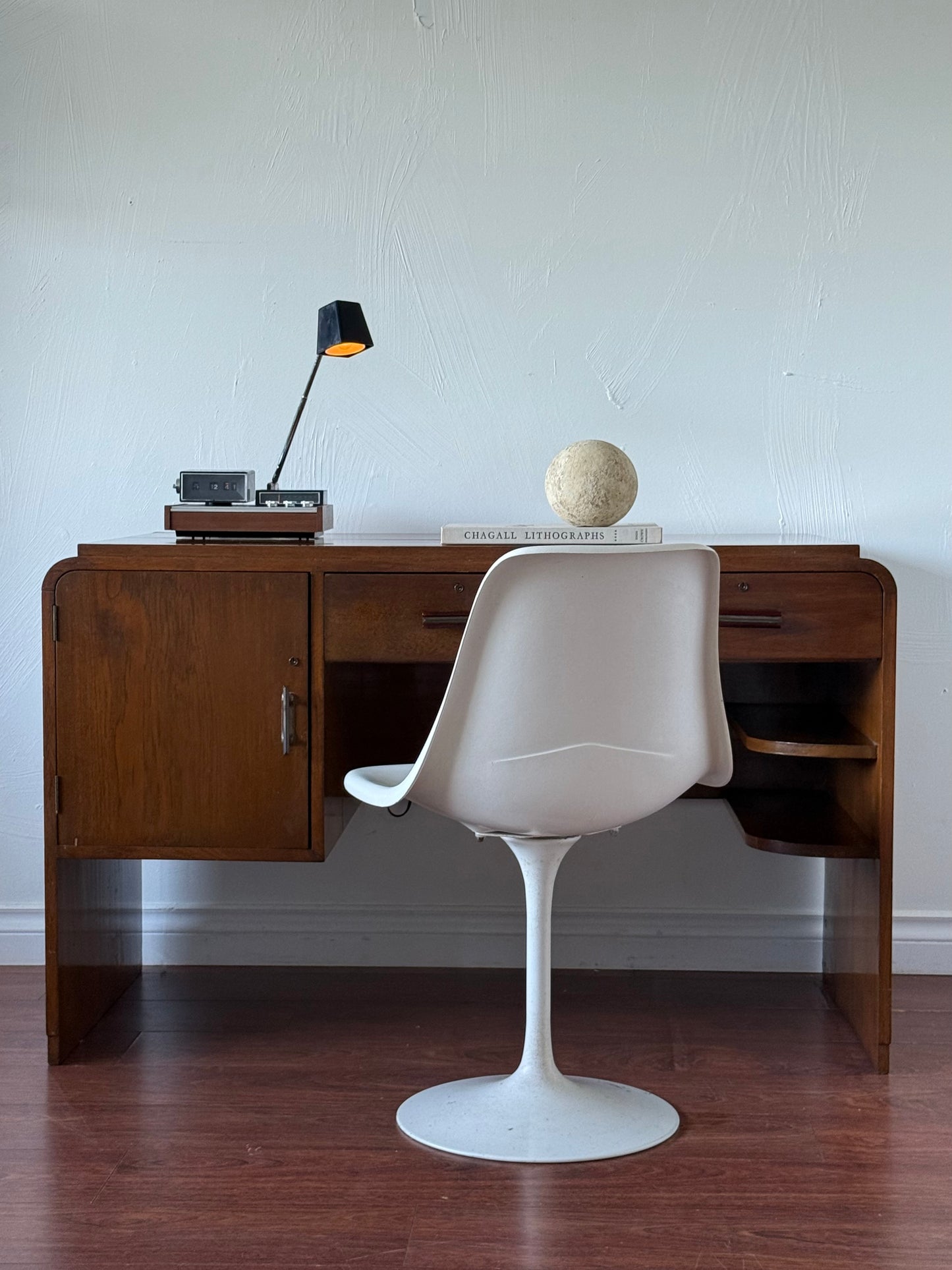 ART DECO WOOD DESK