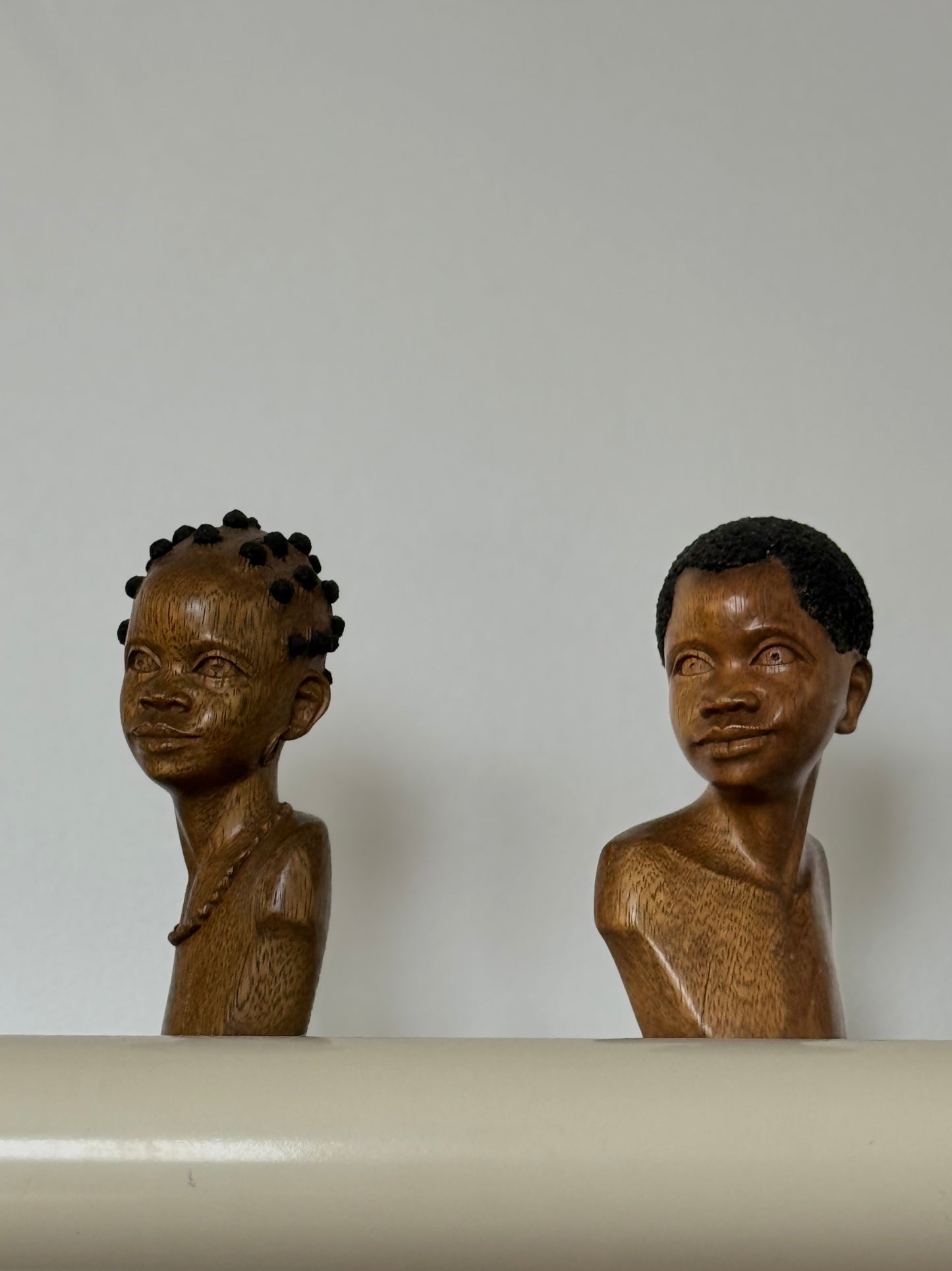 Vintage African Wooden Busts