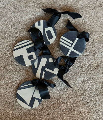 OOAK Pottery Ornaments by JEN THORPE