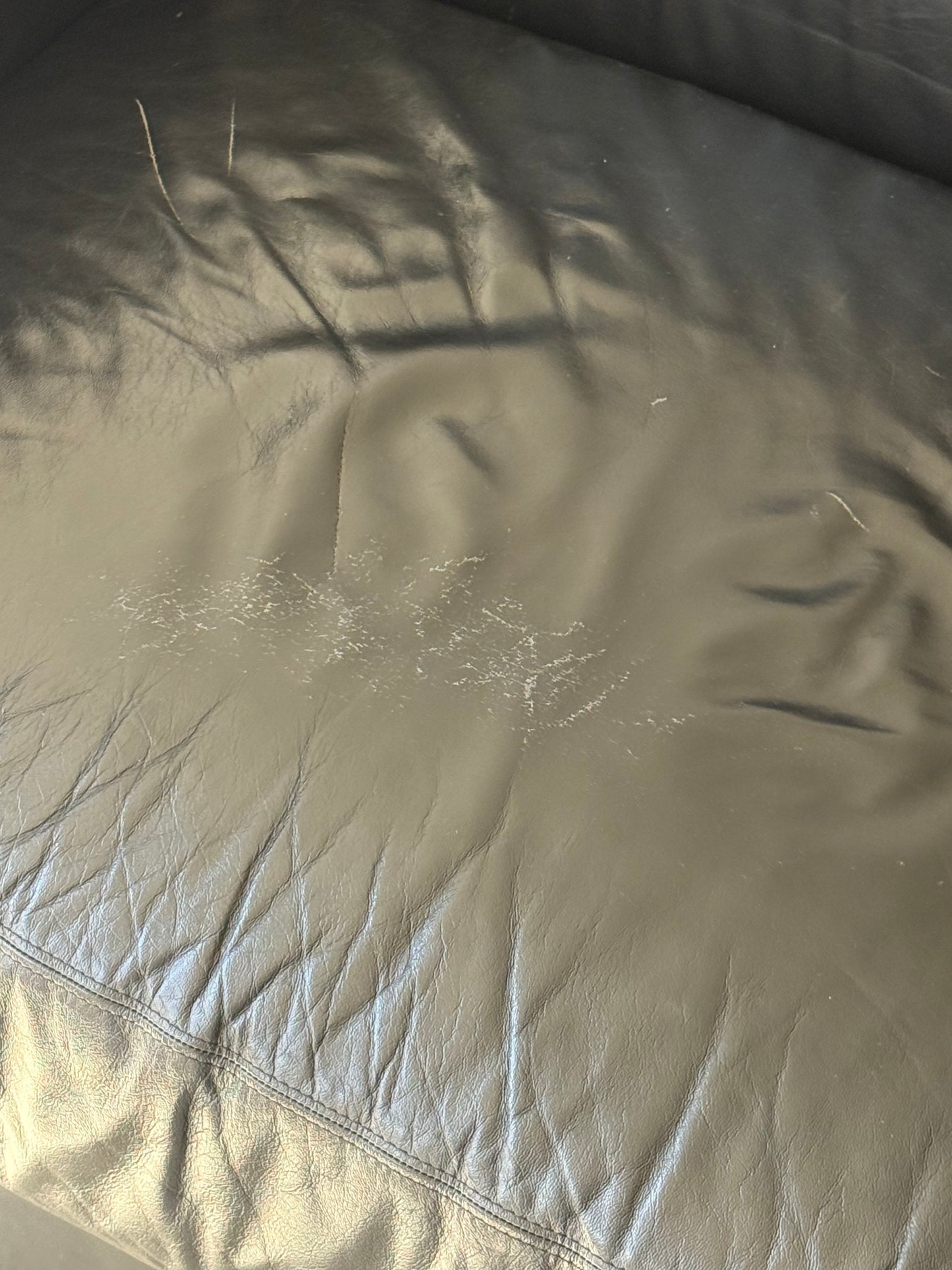 1990s ITALIAN LEATHER COUCH