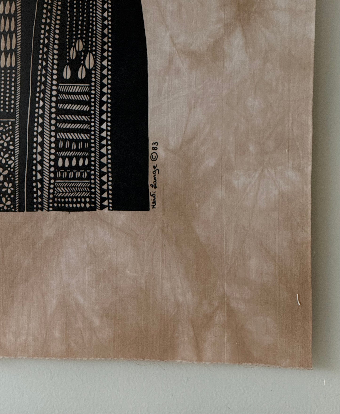 1983 Batik Art  by Heidi Lange