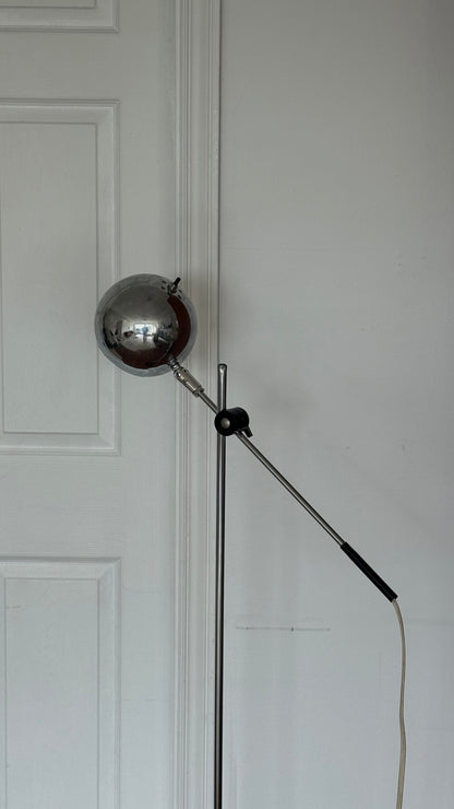MCM ArticulatingChrome  Floor Lamp