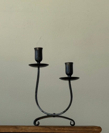 Vintage Iron Candleholder