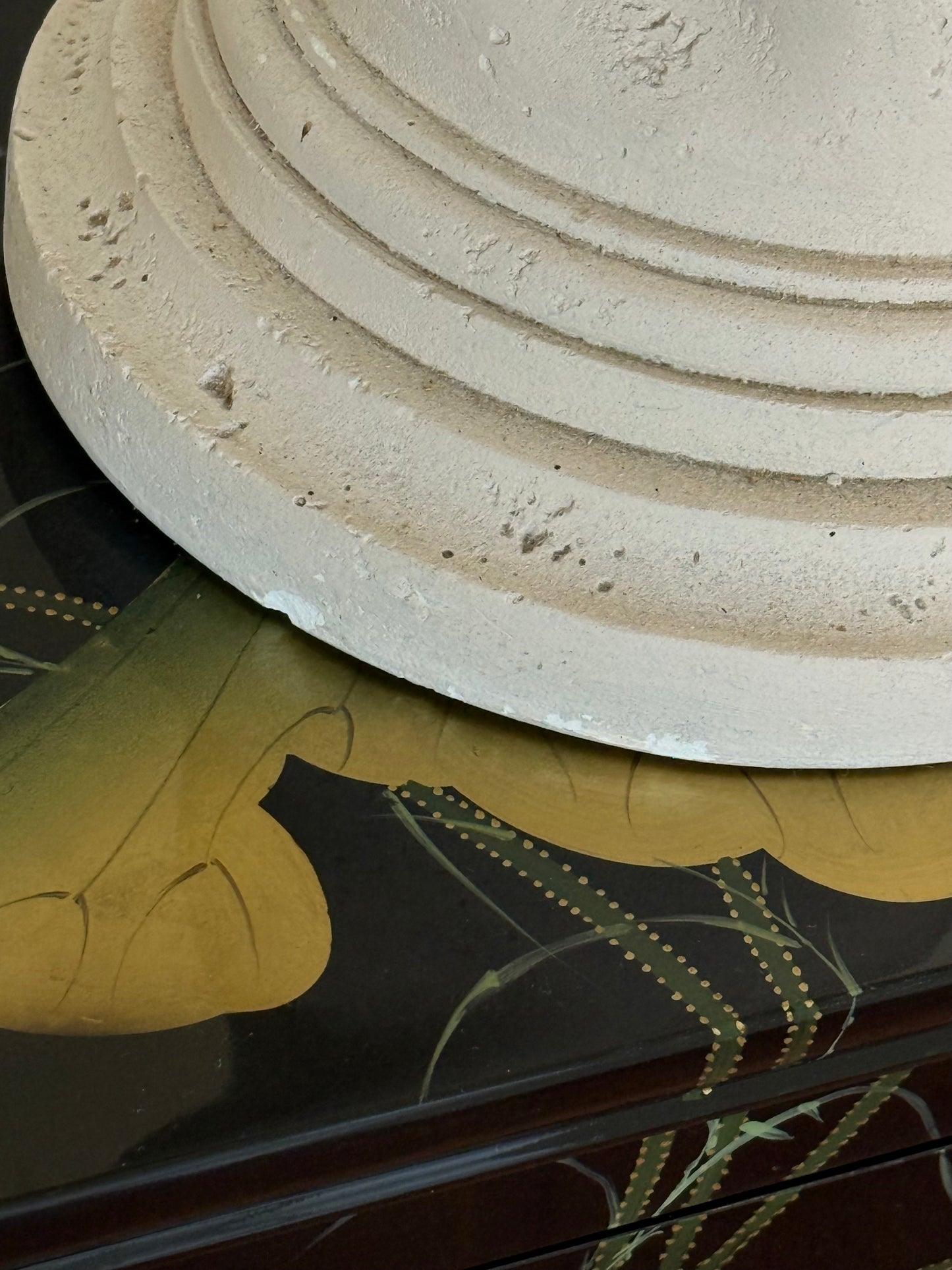 1980s SPIRAL PLASTER LAMP