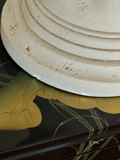 1980s SPIRAL PLASTER LAMP