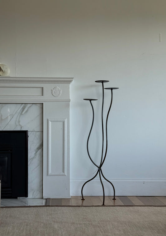 Hand Forged  Iron candelabra