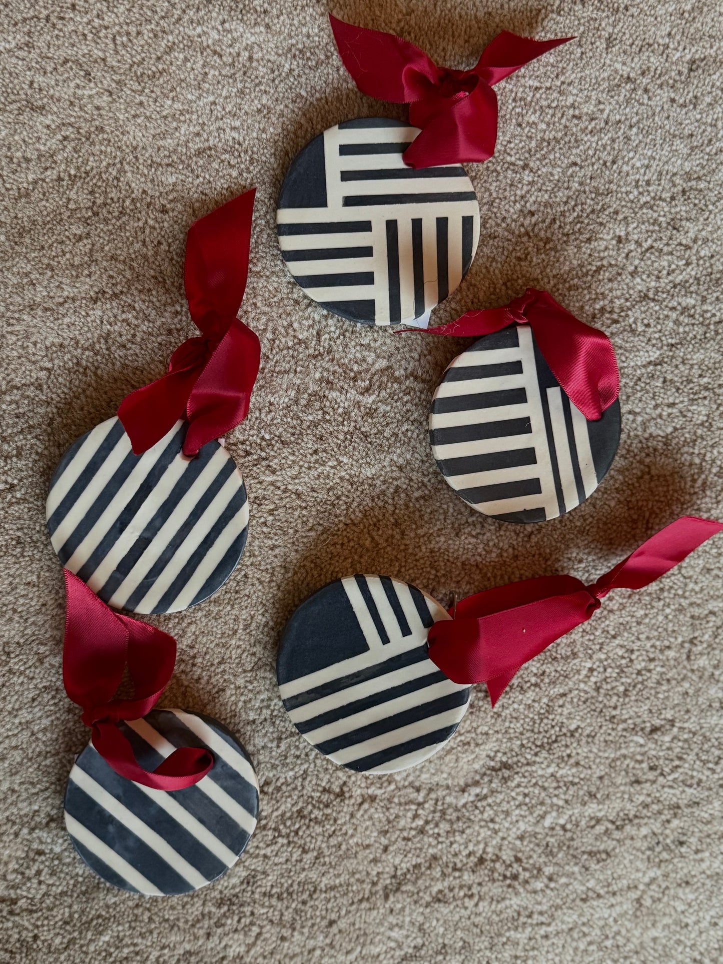 OOAK Pottery Ornaments by JEN THORPE