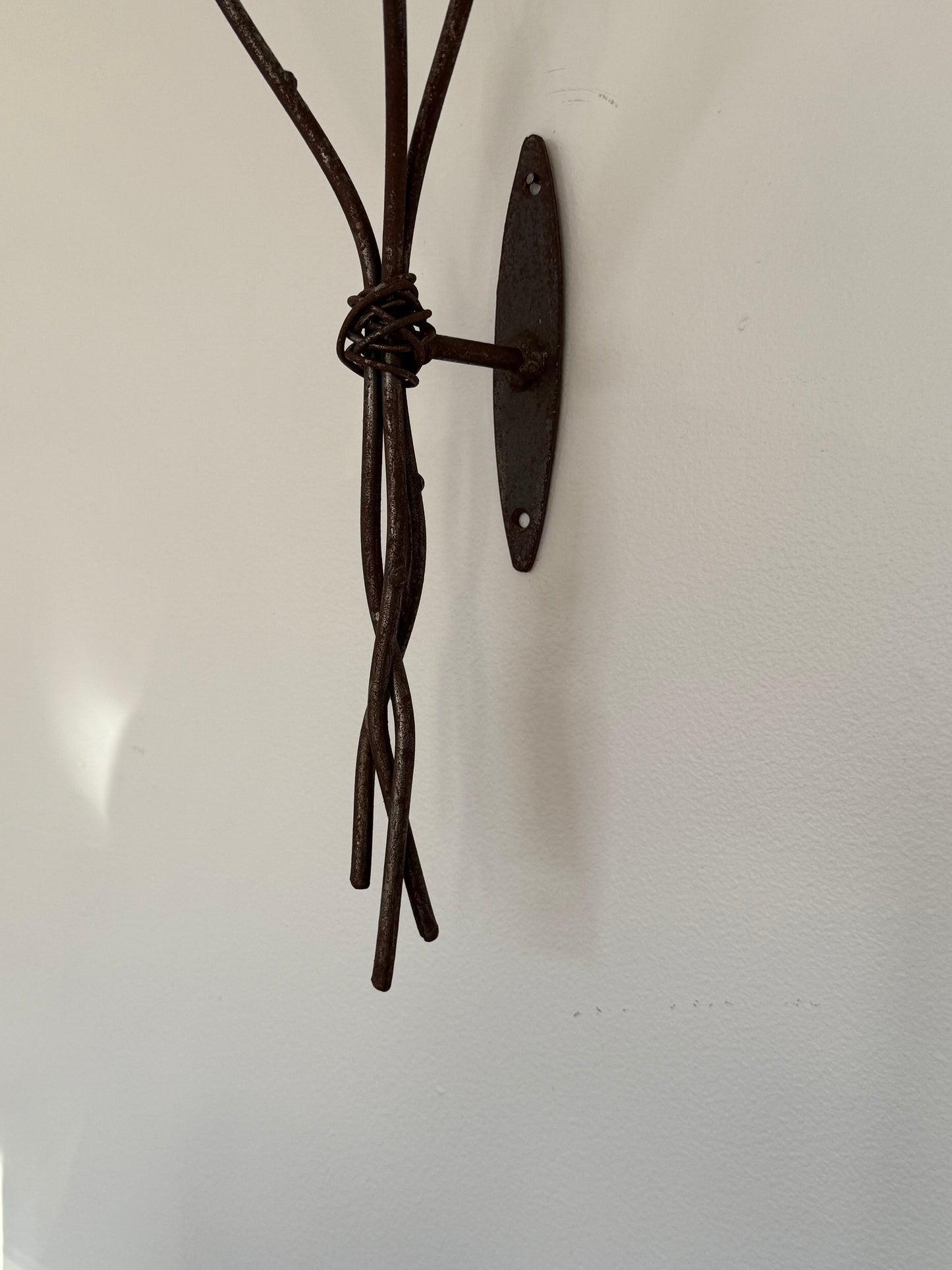 Vintage IRON Candle Sconces