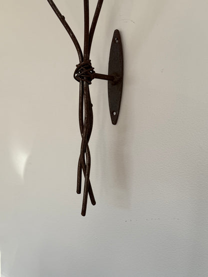 Vintage IRON Candle Sconces