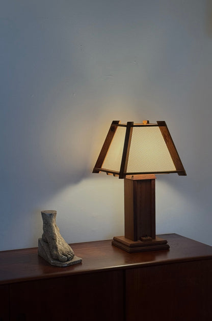 OOAK Vintage Architectural Lamp