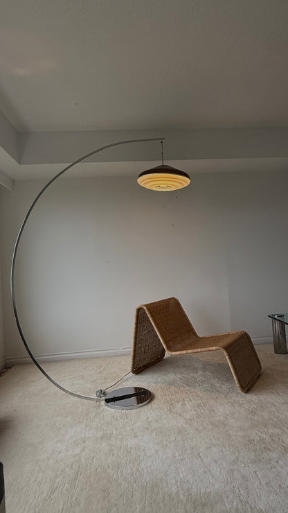 MCM CHROME Arch Lamp