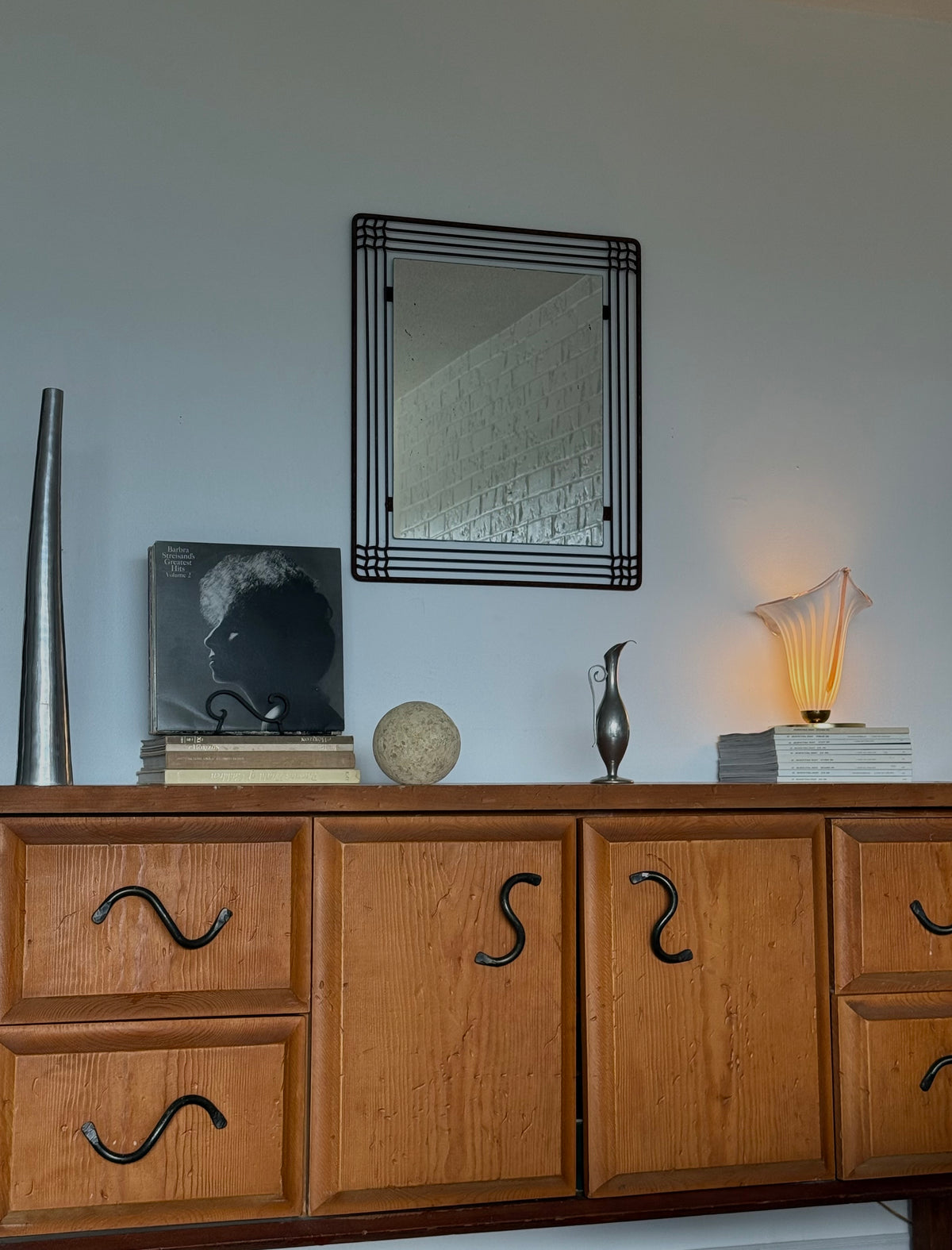 Hand Made Iron Mirror