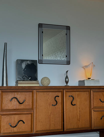 Hand Made Iron Mirror