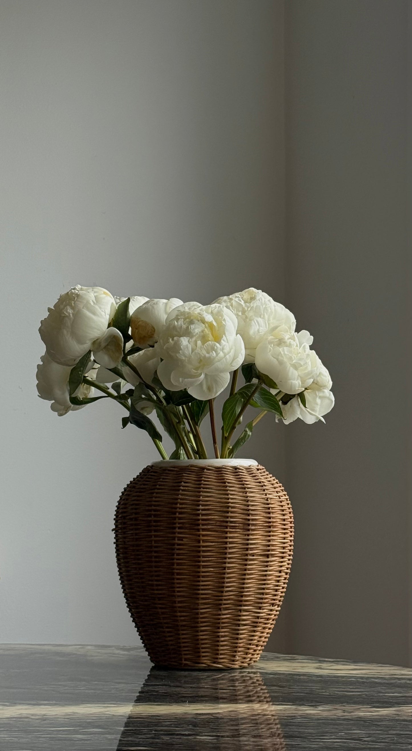 Vintage Sears Woven Pottery Vase