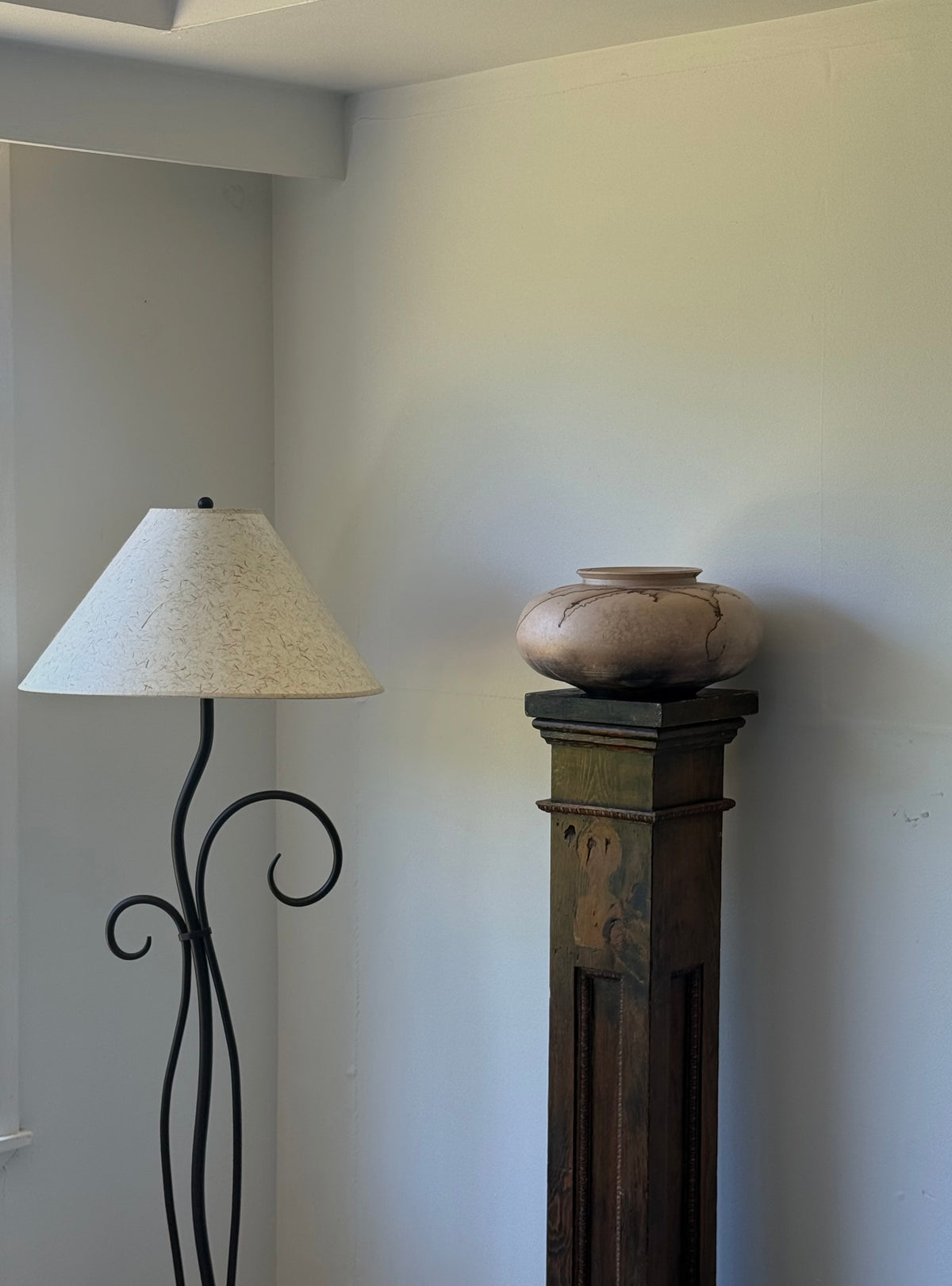 Circa 1980s Horse hair pottery