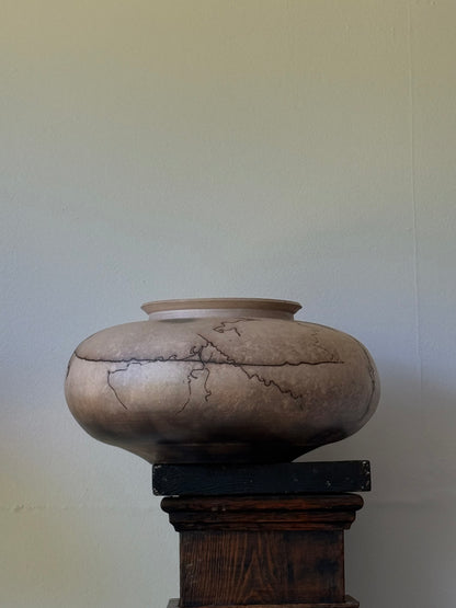 Circa 1980s Horse hair pottery