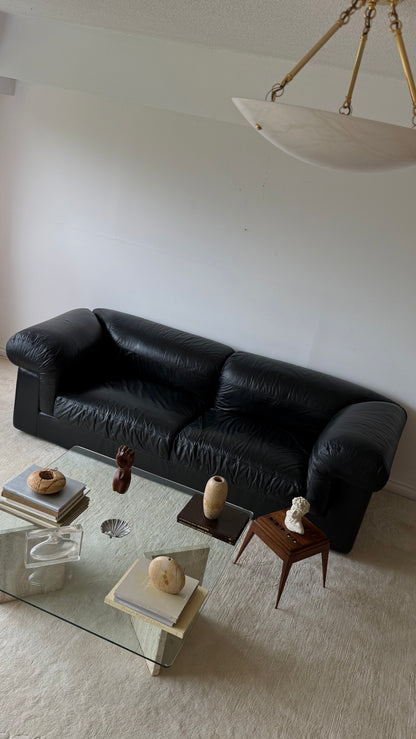 1990s ITALIAN LEATHER COUCH