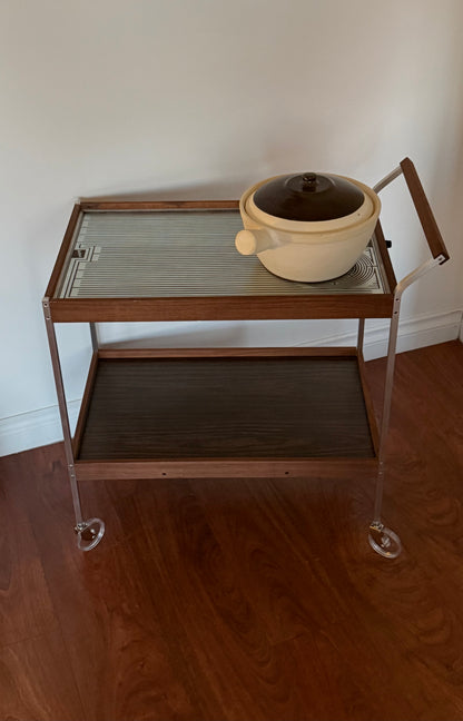 Ca. 1970s Salton Heated Serving Cart