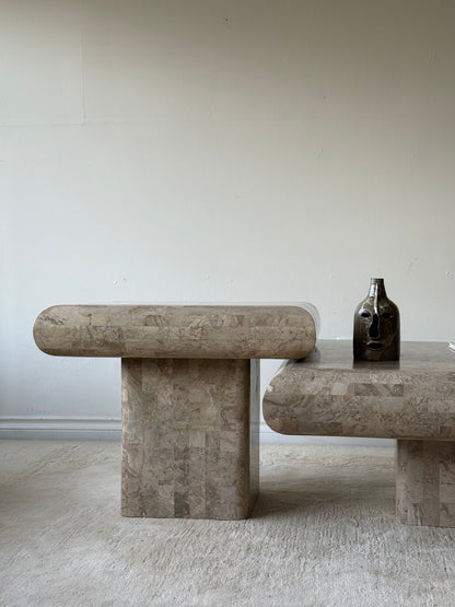 1980s TESSELLATED STONE TABLES