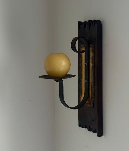 VNTG BRUTALIST CANDLE SCONCE