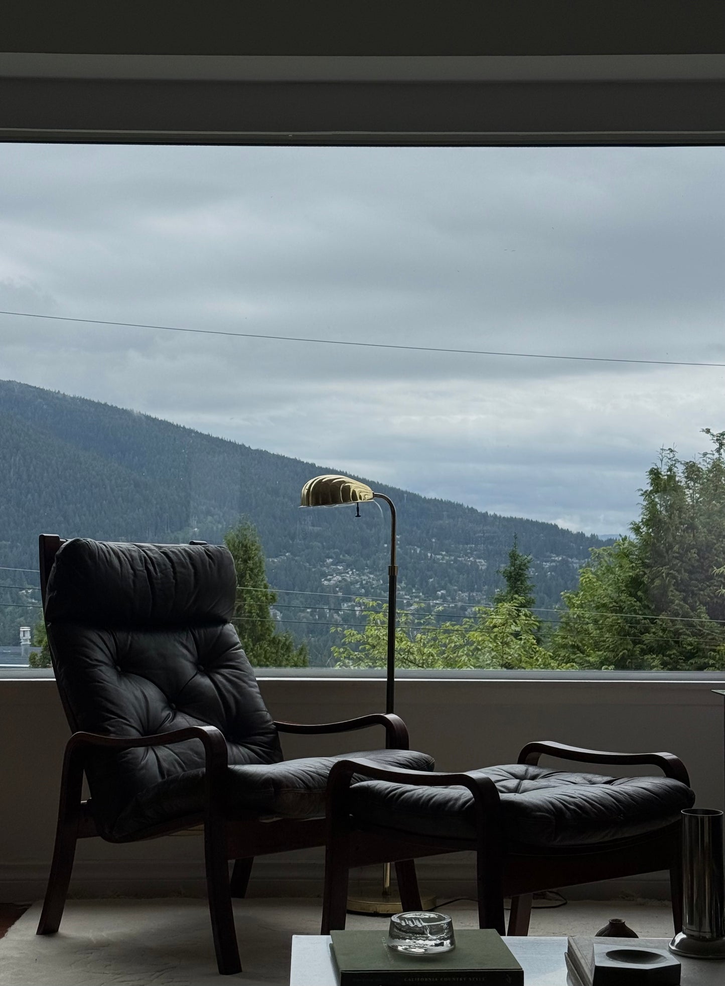 Ca. 1960s Norwegian Lounge Chair with Ottoman
