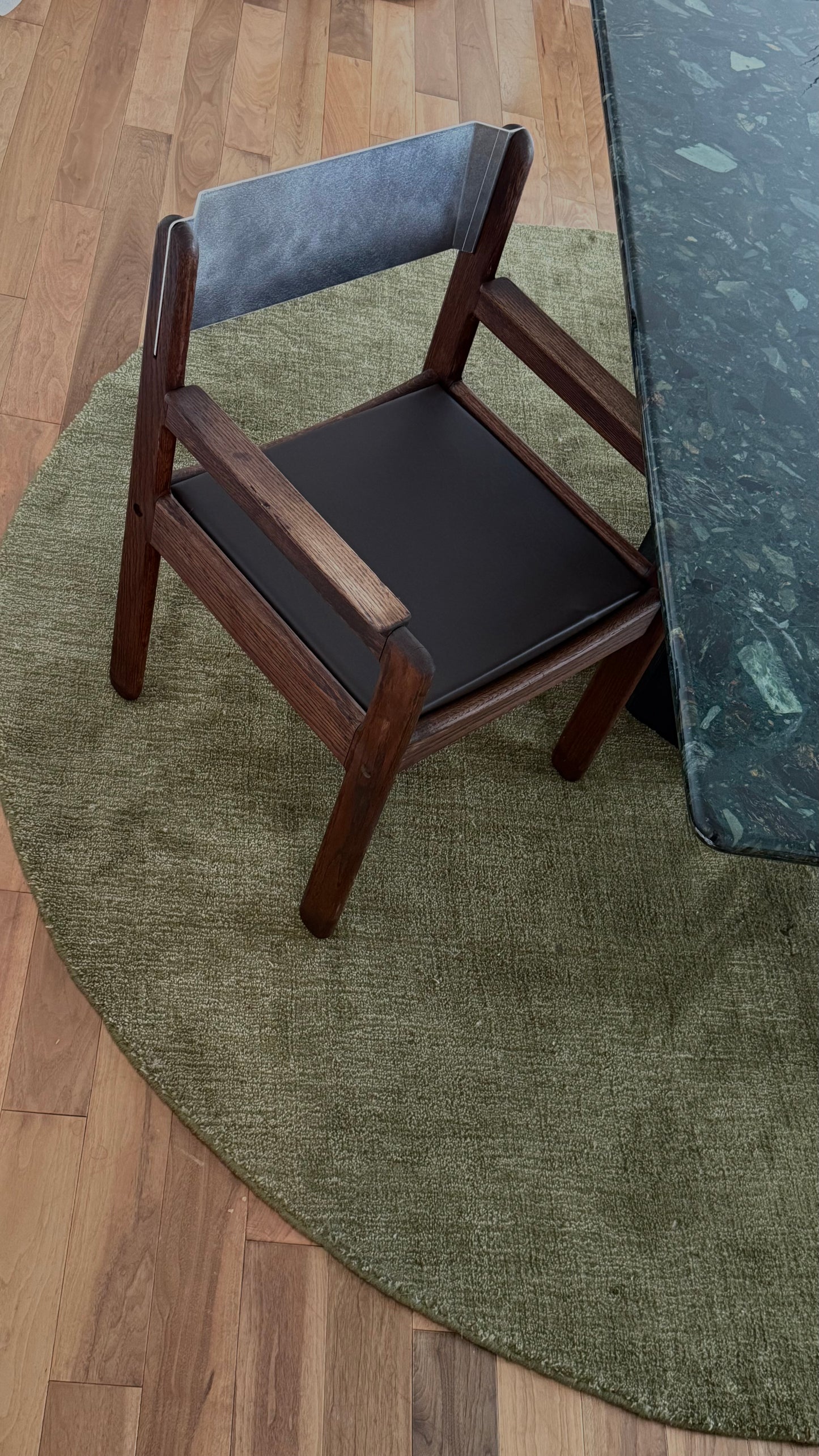 Vintage OAK & Aluminum Chairs