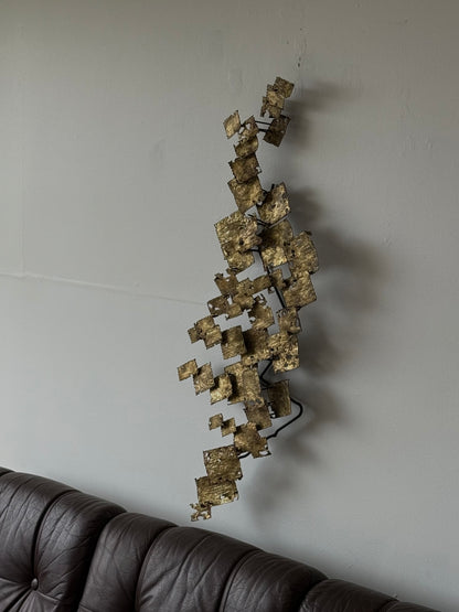 MCM BRUTALIST BRASS SCULPTURE