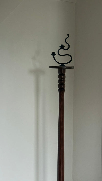 ANTIQUE WOOD PEDESTALS