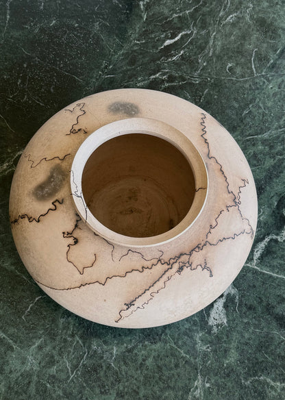 Circa 1980s Horse hair pottery