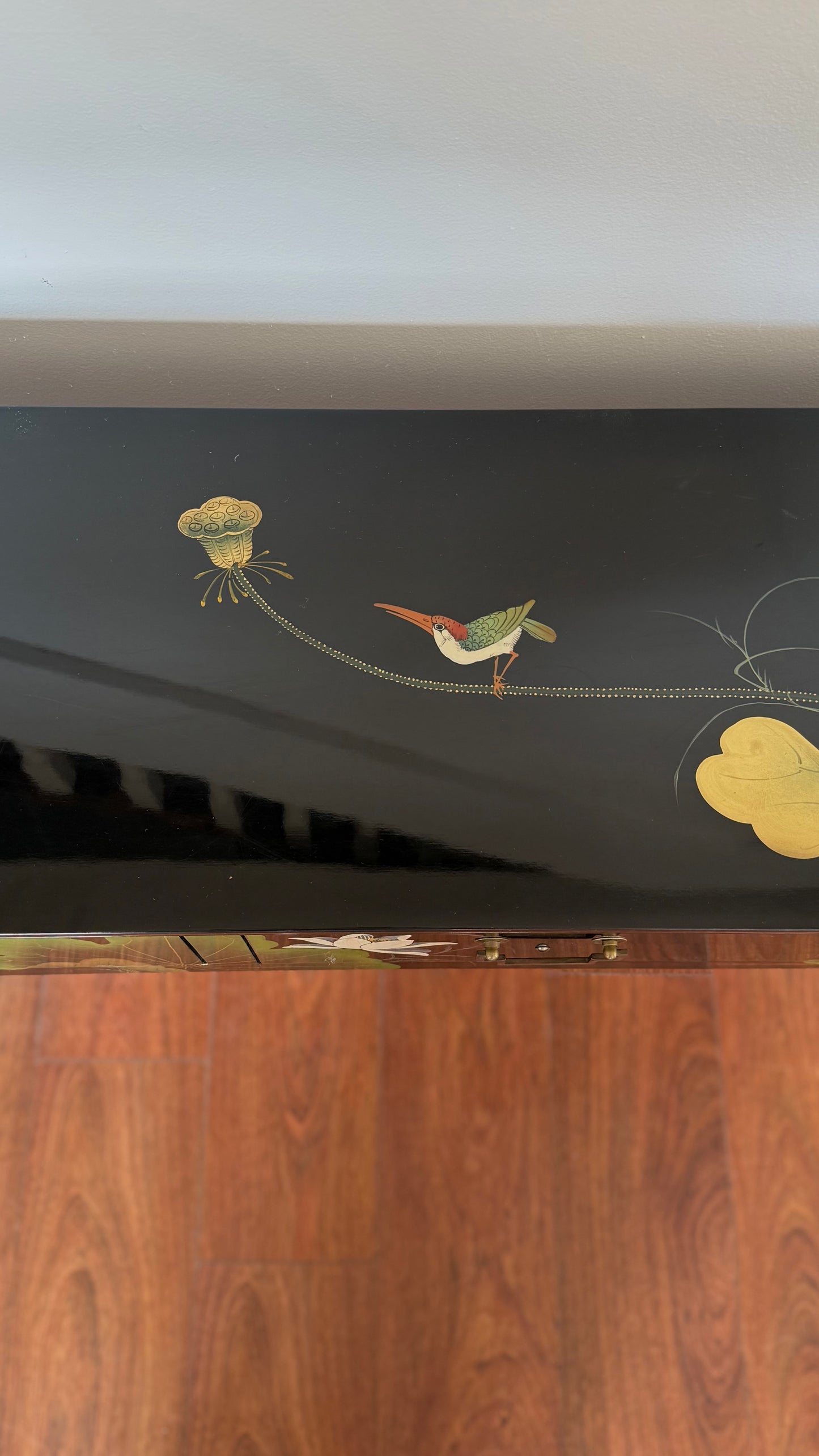 ca. 1970s CHINOISERIE STYLE CONSOLE TABLE