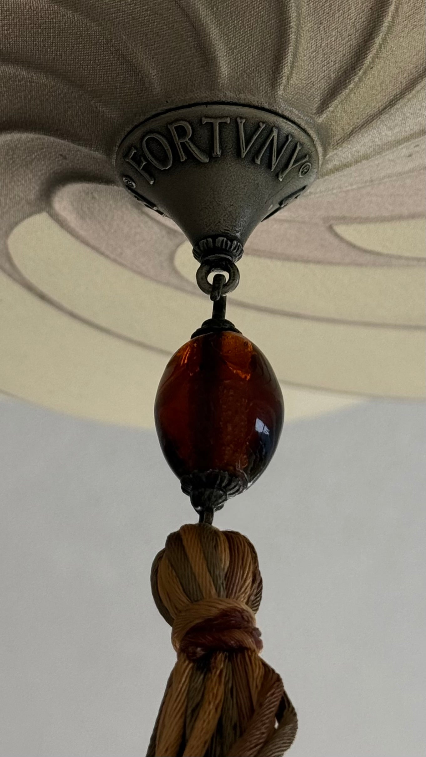 Vintage Fortuny Scudo Saraceno Chandelier