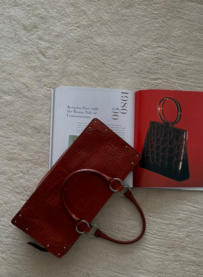 Vintage Embossed Leather  Purse