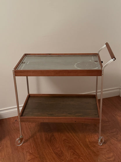 Ca. 1970s Salton Heated Serving Cart