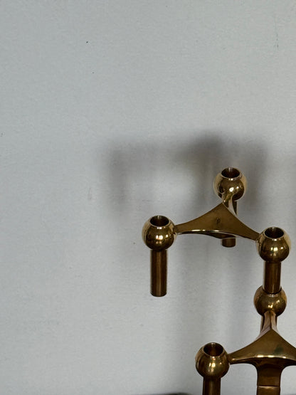 MCM STOFF NAGEL BRASS CANDLERHOLDERS