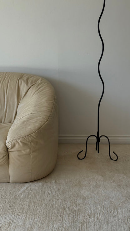 Large Sculptural Iron Candleholder