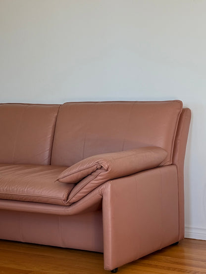 Post MOD Two Seater Leather SOFA