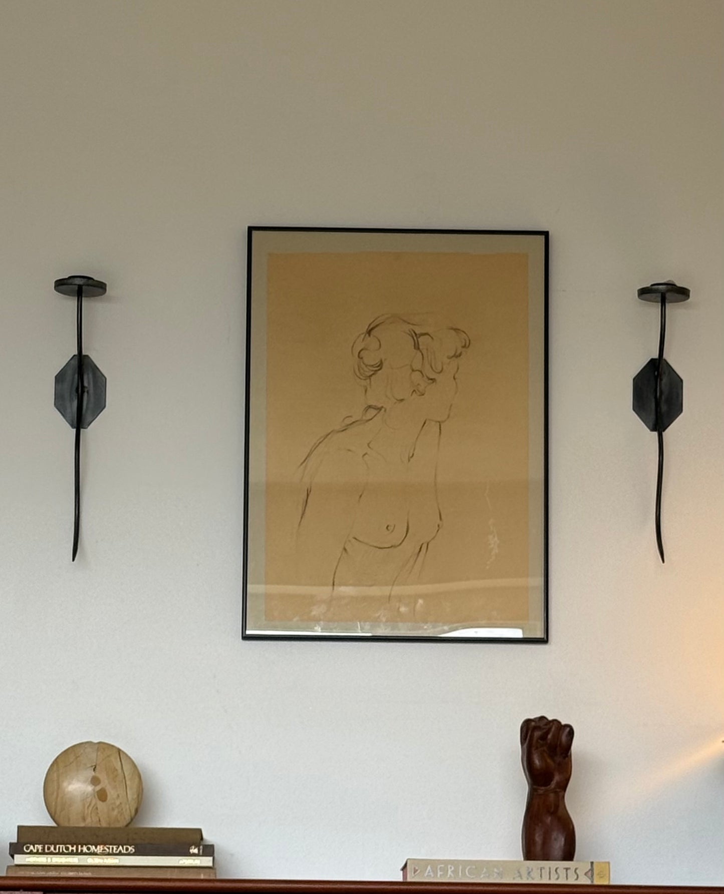Post Mod  Wavy Candle Sconce
