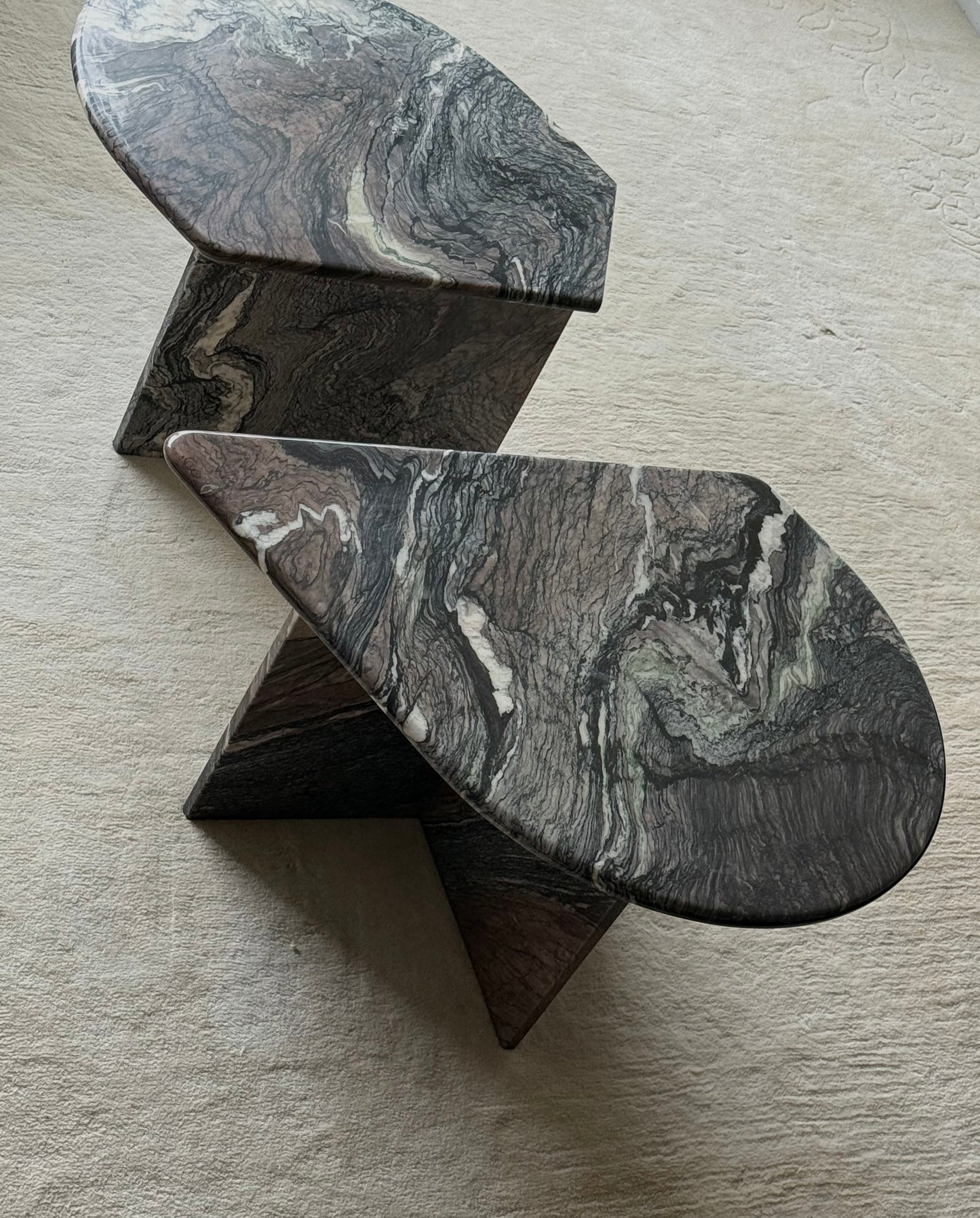 1970s CIPPOLLINO Marble Coffee Table