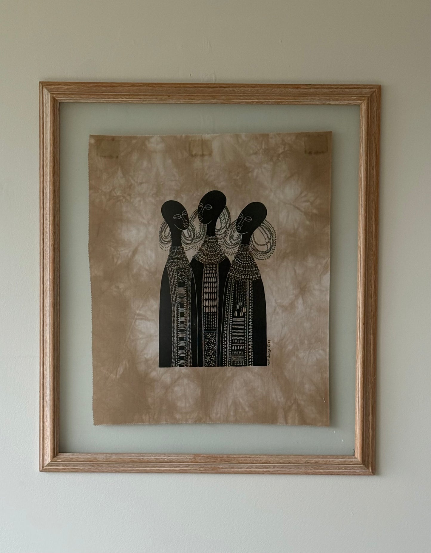 1983 Batik Art  by Heidi Lange