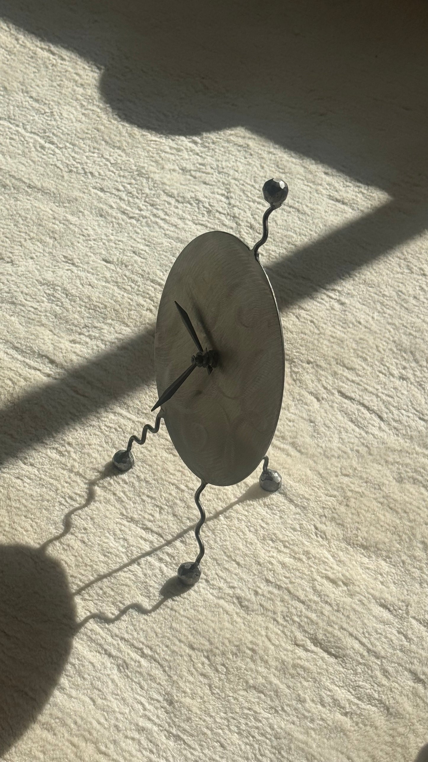 Post Mod Sculptural Clock