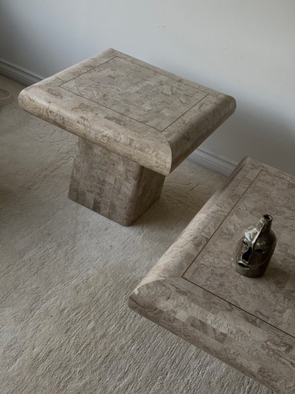 1980s TESSELLATED STONE TABLES