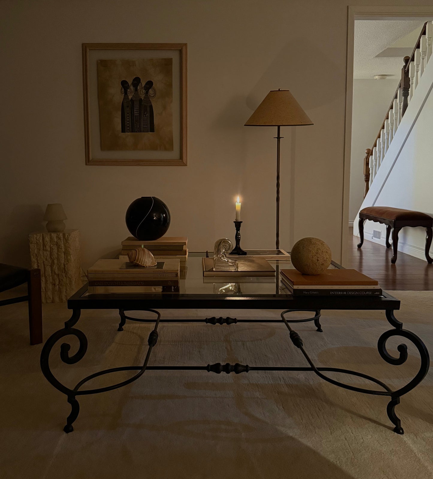 Vintage IRON floor lamp