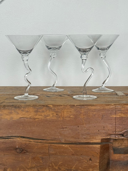 VINTAGE MARTINI GLASSES