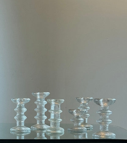Vintage Festivo Ice Candlesticks