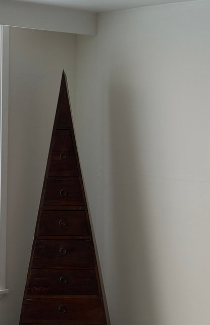 VINTAGE TRIANGLE CHEST OF DRAWERS