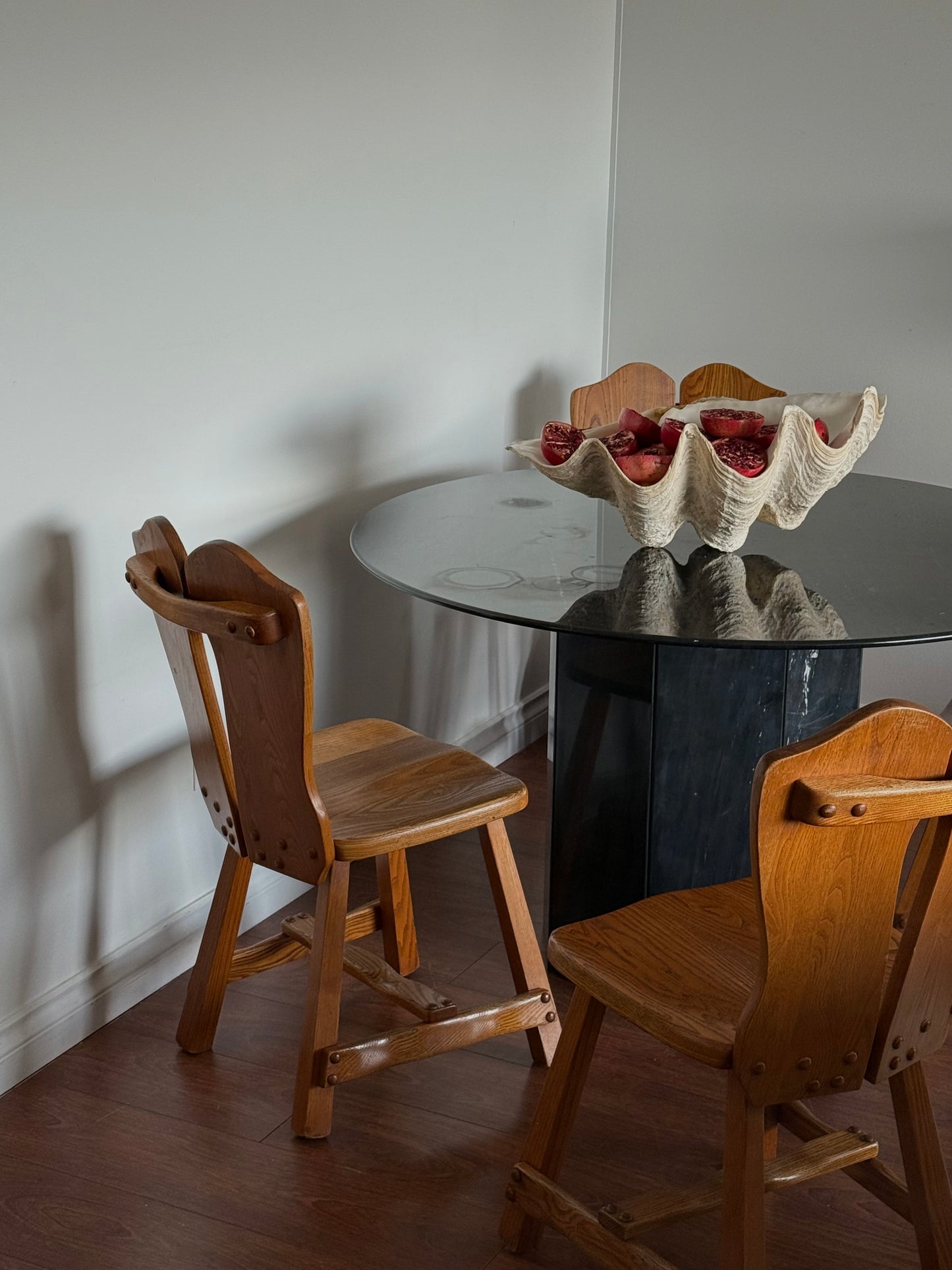 Vintage Brutalist Dining Chairs