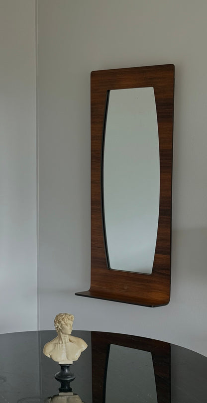 MCM Mirror TEAK Veneer Mirror
