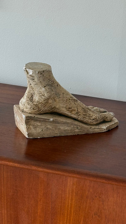 ** RENTED ** 1940s FOOT SCULPTURE