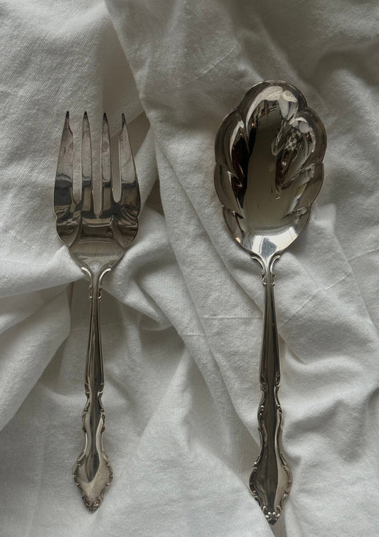 Ca. 1950s SILVERPLATE SERVING SET