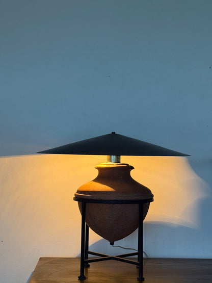 1980s/90s VINTAGE AMPHORA & IRON LAMPS